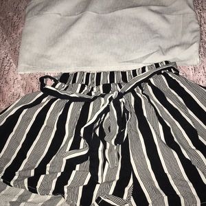 Black and white outfit